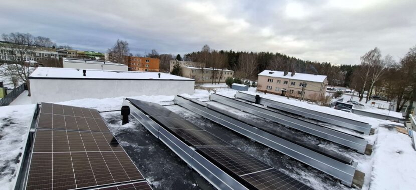 6,8 kW jėgainė ant stogo Vilniaus rajone