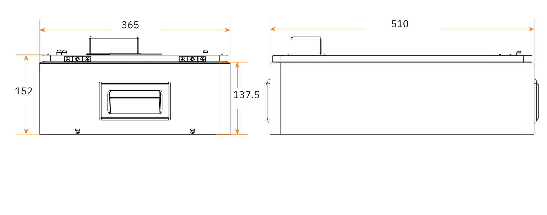 TP-HS25 ir TP-HS25 baterijos ismatavimai