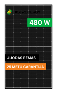 astronergy 480w saulės moduliai