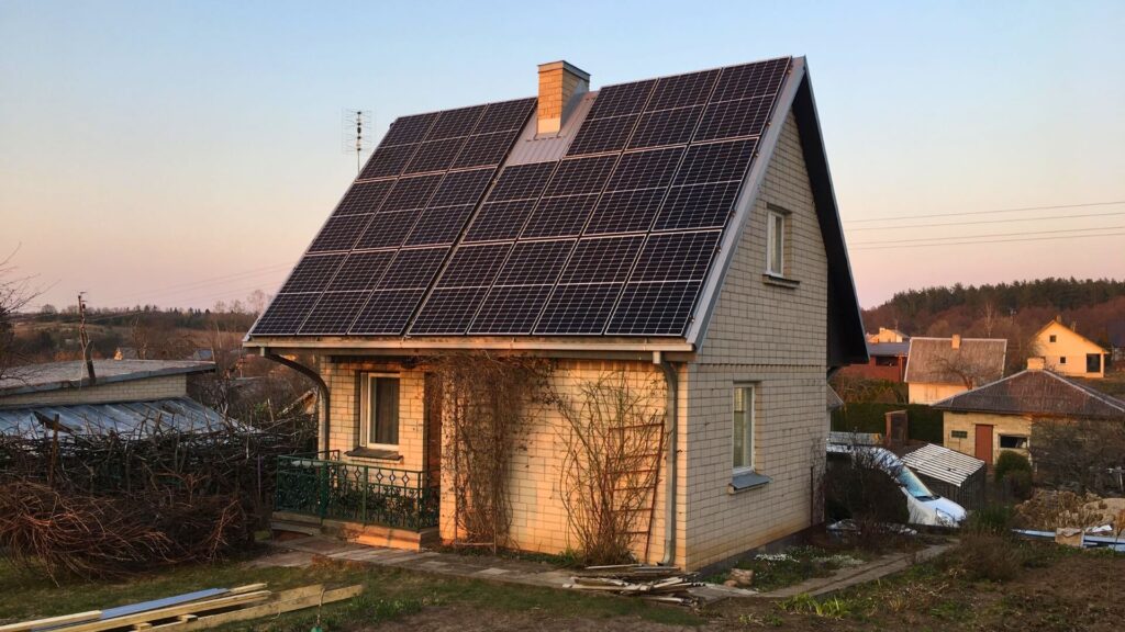 6.5 kW saulės sistema Alytuje