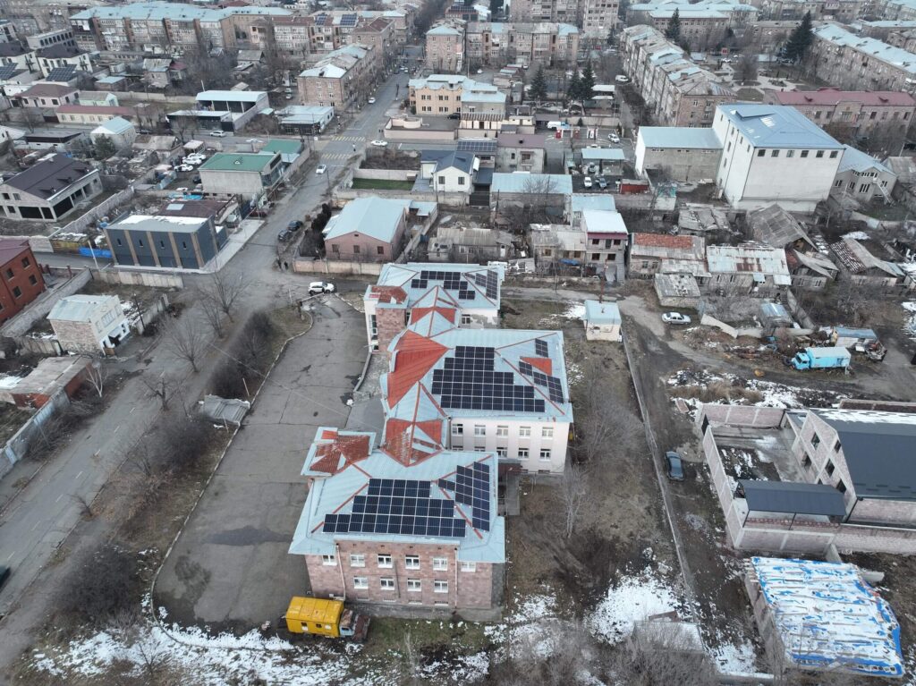 140 kw saulės elektrinė Armėnijoje